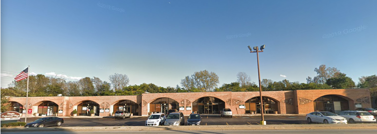 Panoramic view of building where Kerlin Walsh Law Office is located