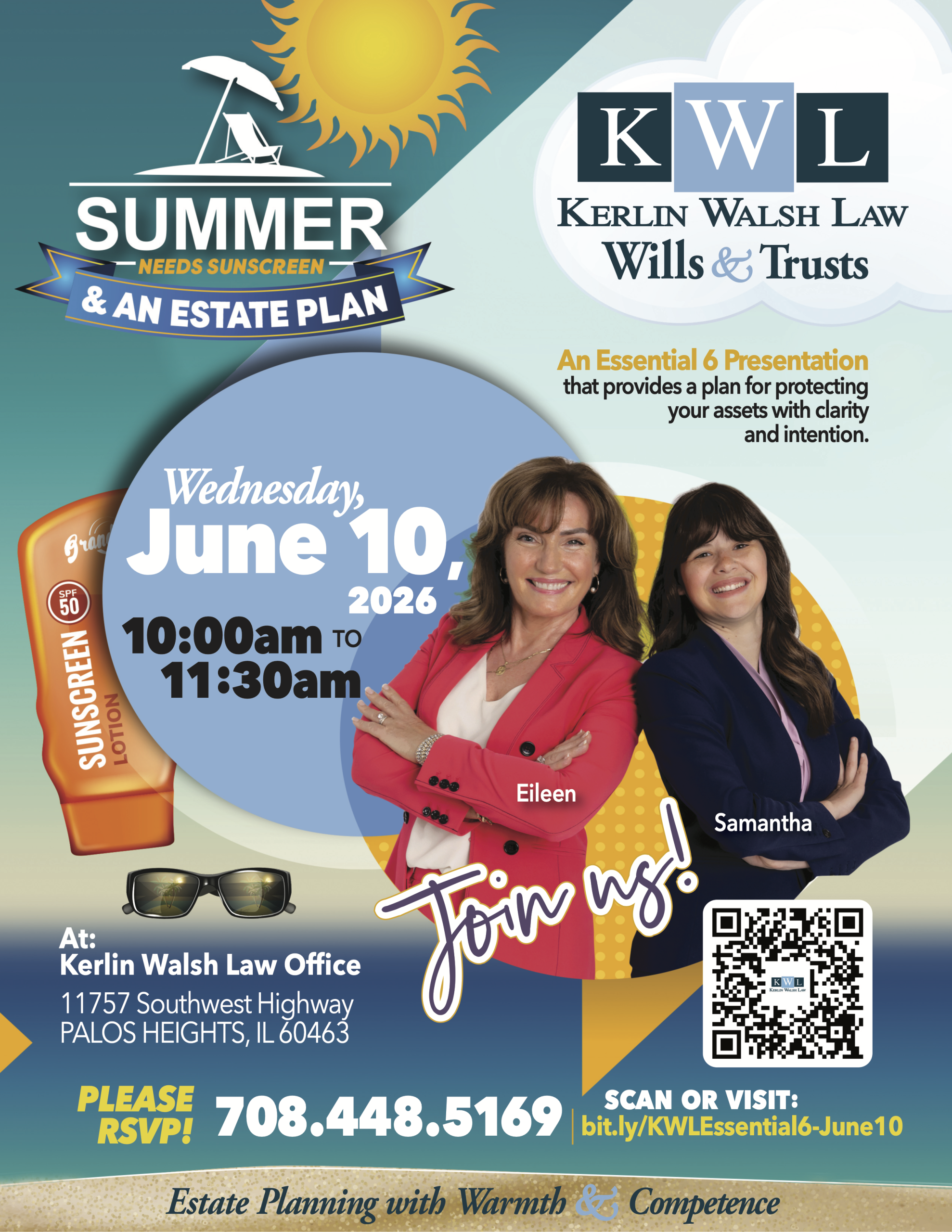 Summer Needs Sunscreen & An Estate Plan, Essential 6 Event, Wednesday, June 10