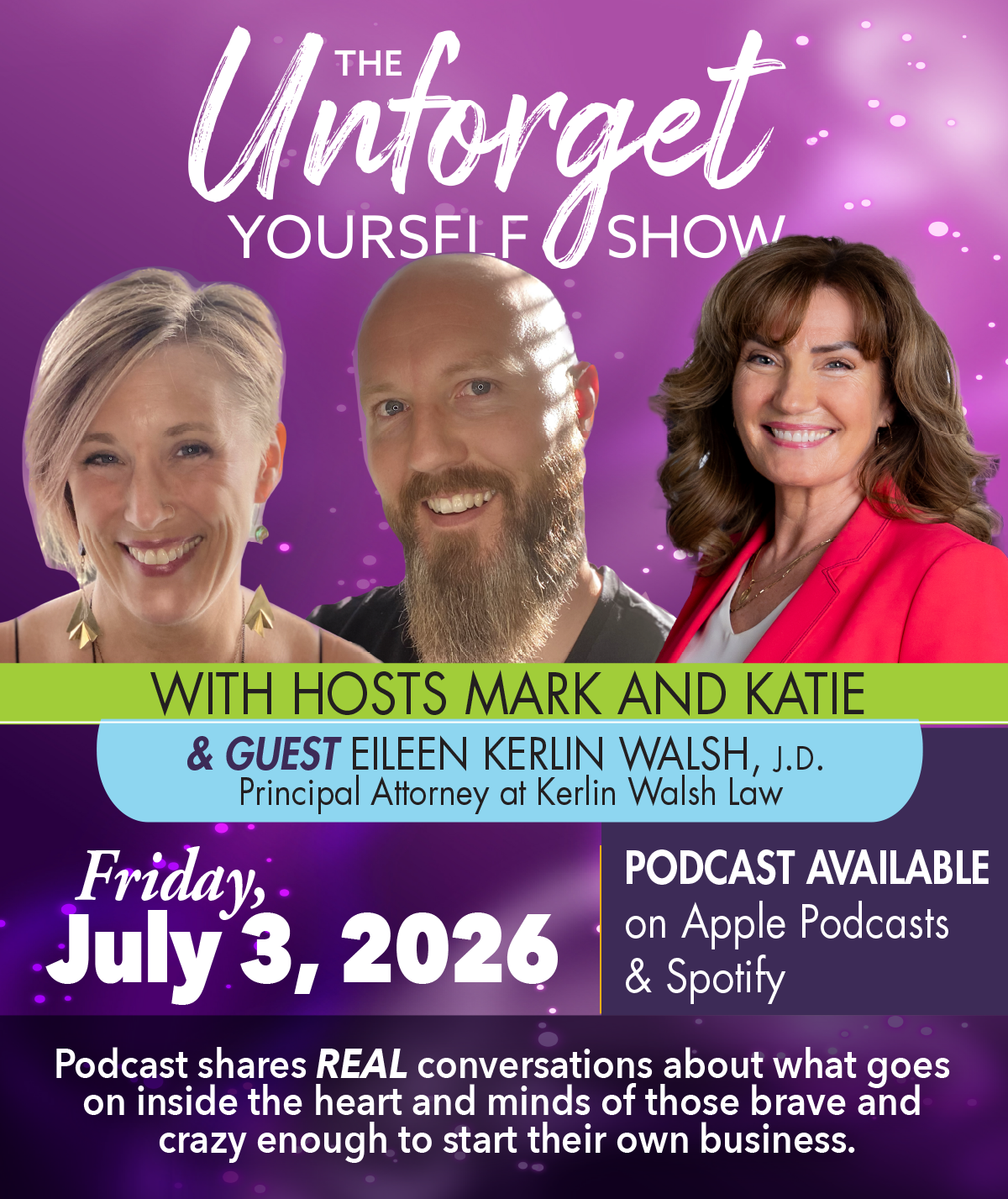 Eileen Kerlin Walsh guest on The Unforget Yourself Podcast