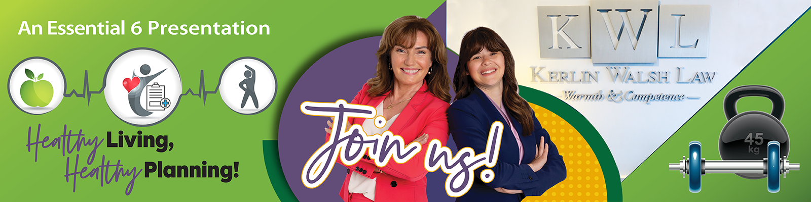 Join us for Healthy Living, Healthy Planning Essential 6 Presentation, August 12