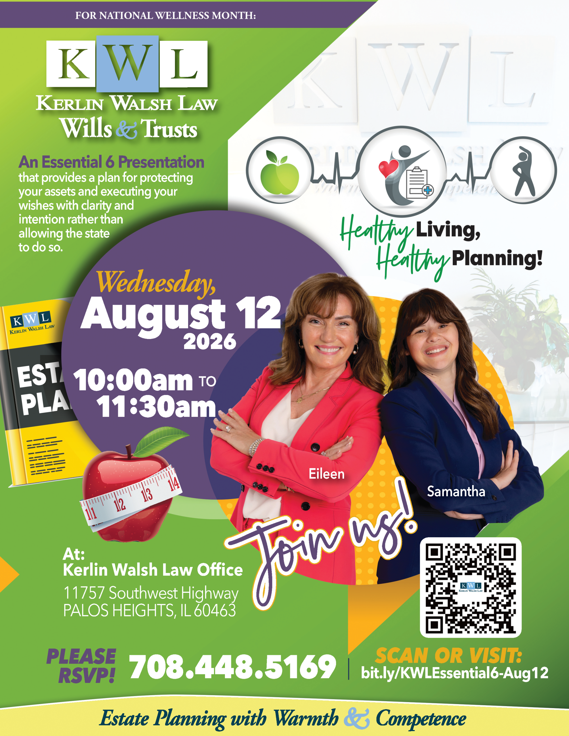 Special Complimentary Essential 6 documents every responsible adult should have in place. Takes place at Orland Township at 14807 Ravinia Avenue, Monday, July 20 at 1pm