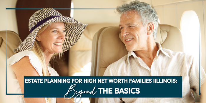 wealthy elder couple on private airplane