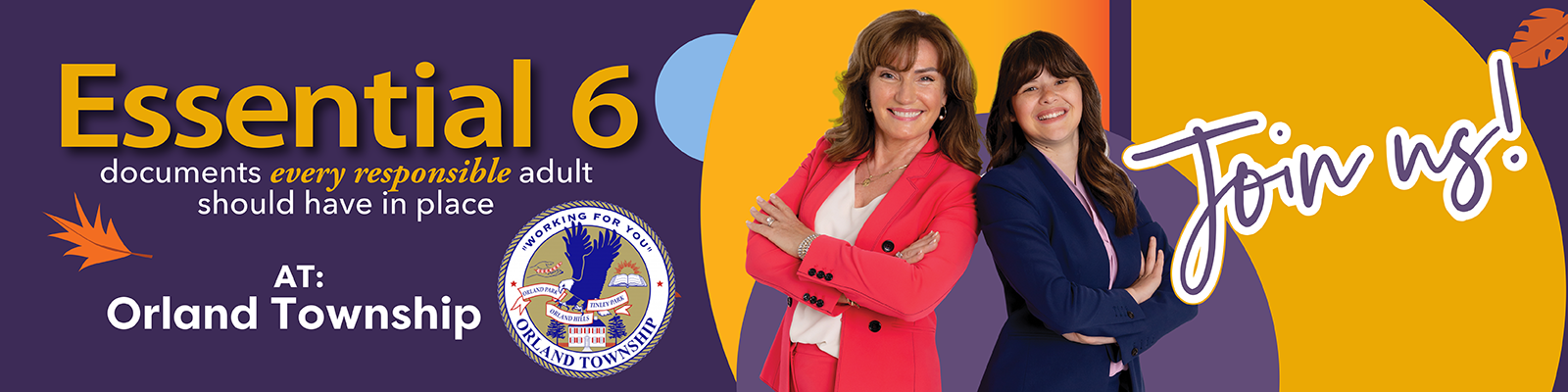 KWL Essential 6 Event at Orland Township Senior Services on November 16