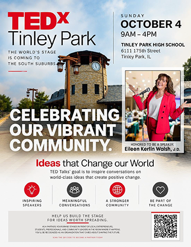 tedx-tinley-park-partner-flyer_EKW TEDx Tinley Park - Celebrate Our Vibrant Community - October 4 - Tinley Park High School
