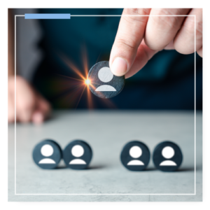 Picture depicting making selection of people